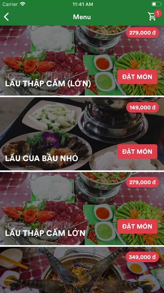 Lẩu tôm càng xiên應用截圖