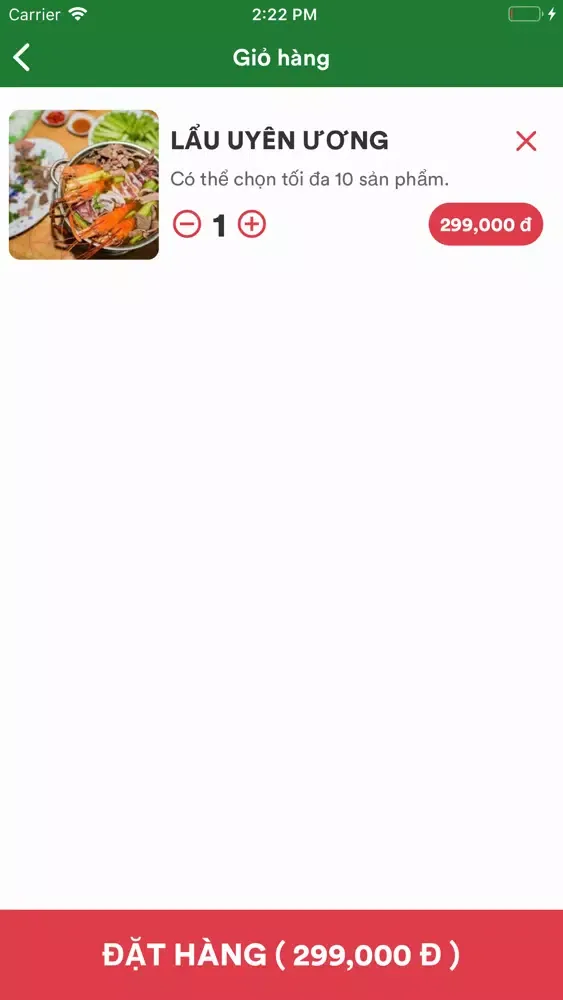 Lẩu tôm càng xiên應用截圖