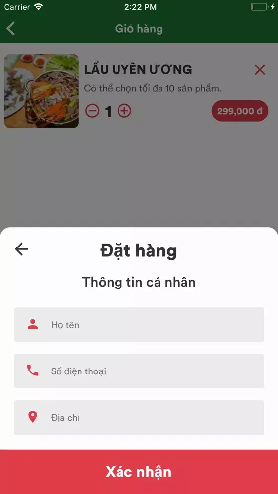 Lẩu tôm càng xiên應用截圖