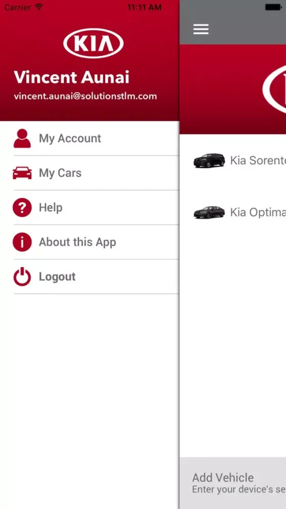 MyCar Kia Screenshots