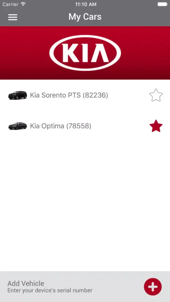 MyCar Kia Screenshots