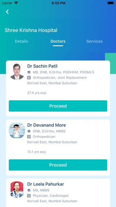 Shree Krishna Hospital Ekran Görüntüleri