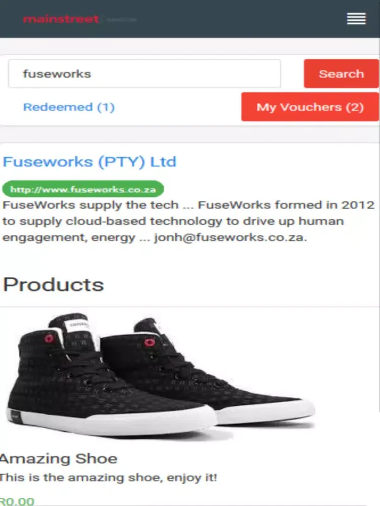 Zrzuty ekranu Mainstreet Sandton iPad 