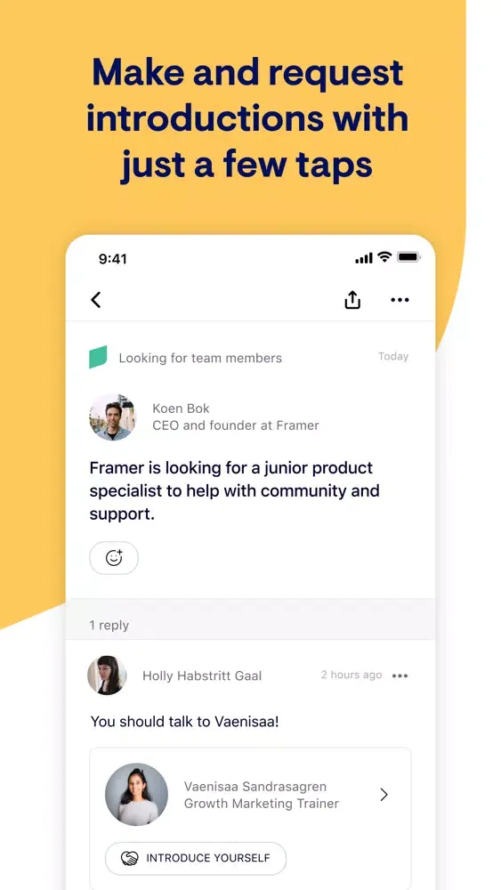 Cooper - Professional network Screenshots