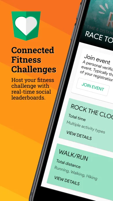 Tangkapan skrin Connected Corporate Fitness