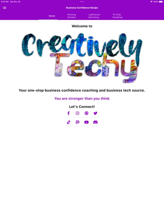 Tangkapan layar Business Confidence iPad 