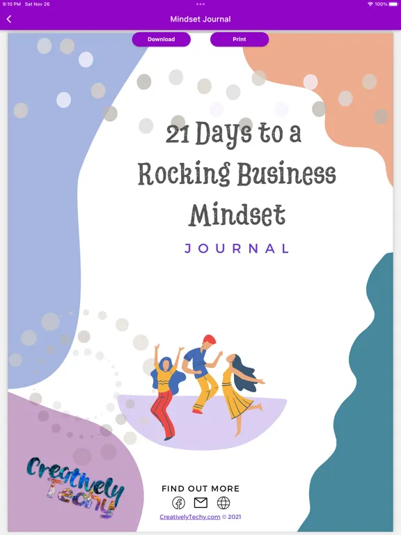 Tangkapan layar Business Confidence iPad 