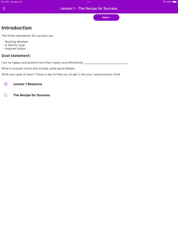 Tangkapan layar Business Confidence iPad 