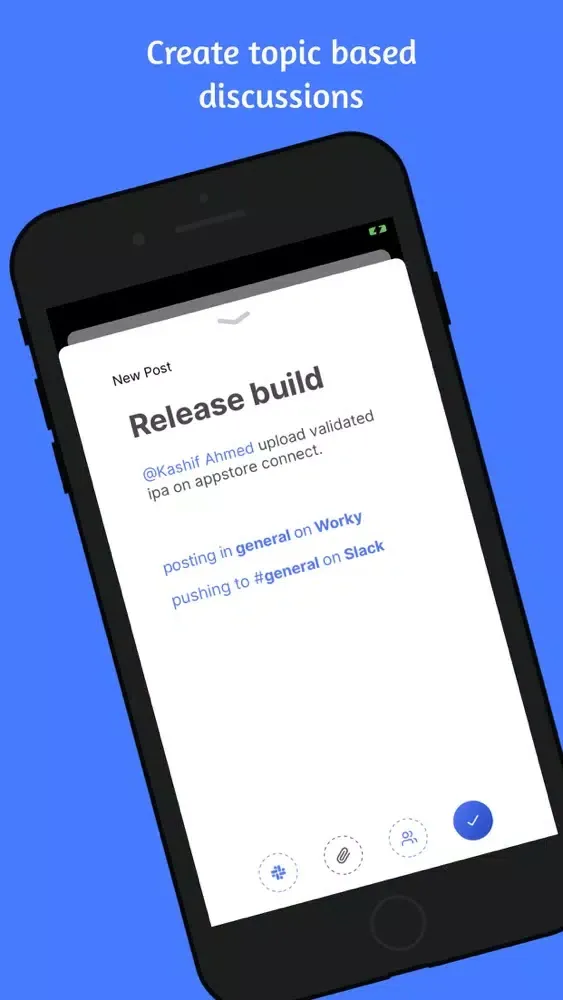 ภาพหน้าจอของ WorkyDev