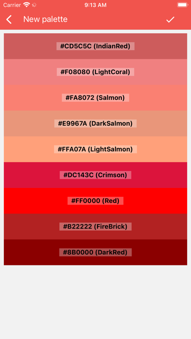 HueHive: Color Palette Manager स्क्रीनशॉट