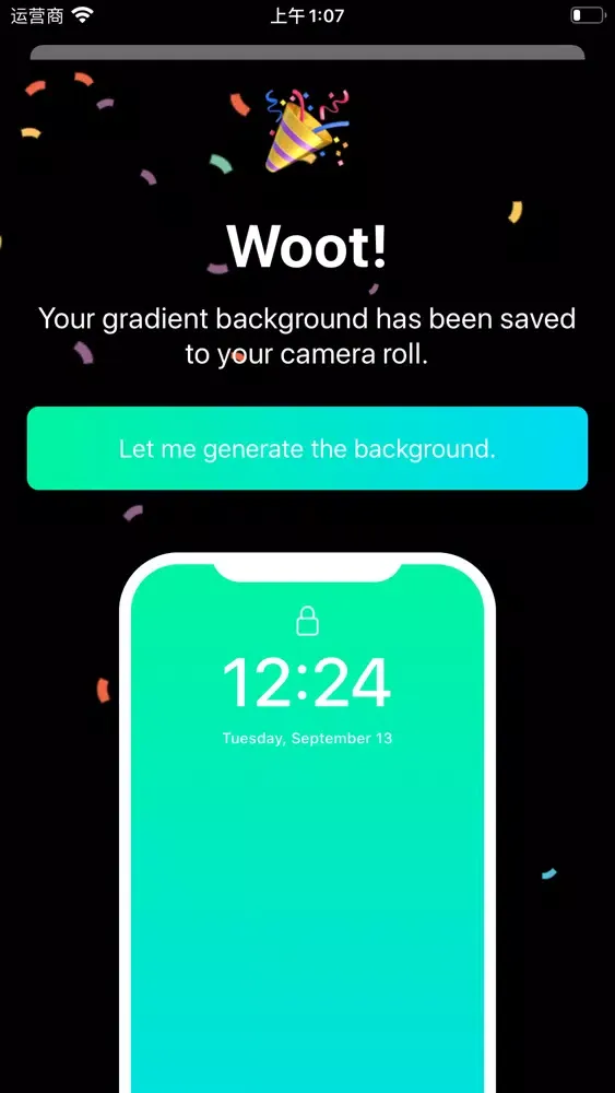 Capturas de pantalla de Gradient Photo Generator