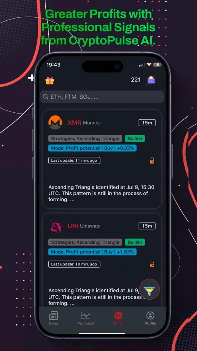 CryptoPulse AI स्क्रीनशॉट