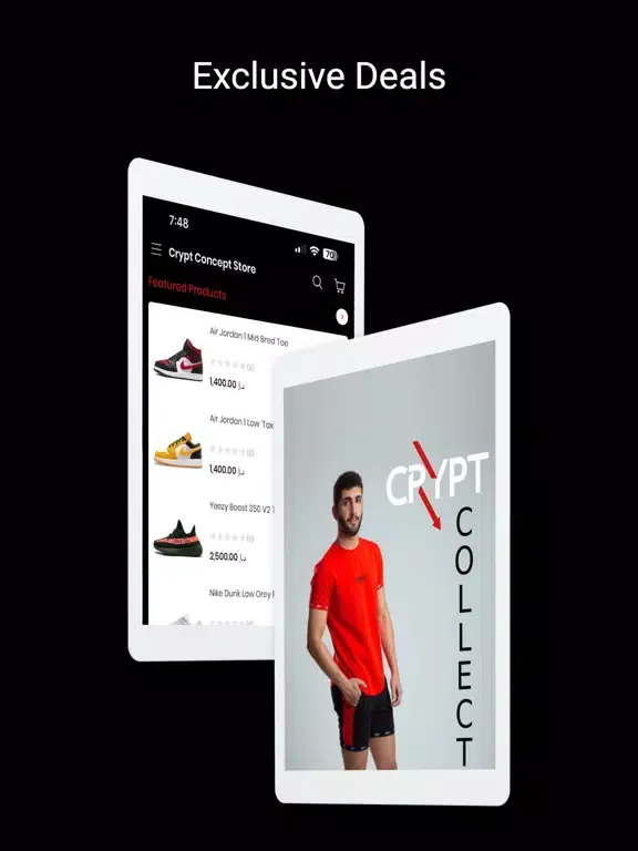 Capturas de pantalla de Crypt Concept Store iPad 