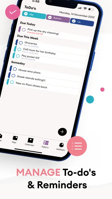 Tangkapan layar Cupla: Couples Shared Calendar