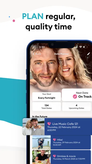 Tangkapan layar Cupla: Couples Shared Calendar
