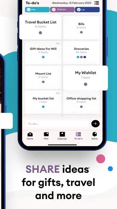 Tangkapan layar Cupla: Couples Shared Calendar