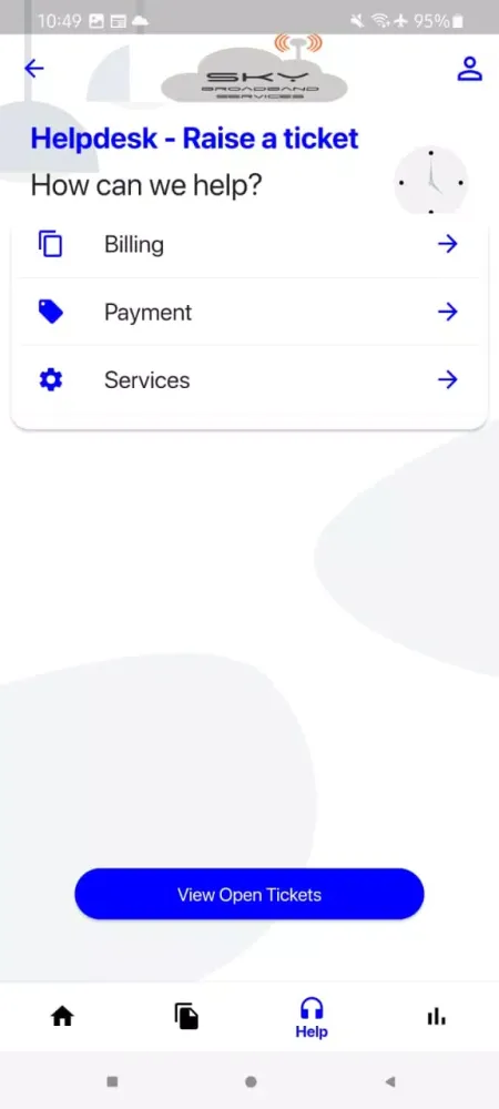 Sky Broadband Services 스크린샷