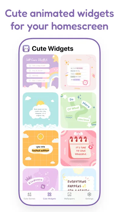 CuteKit Cute Aesthetic Widgets应用截图