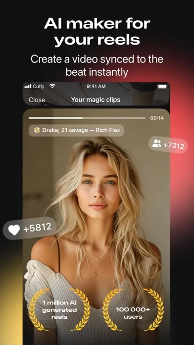 Reels Templates & Maker: CutLy Screenshots