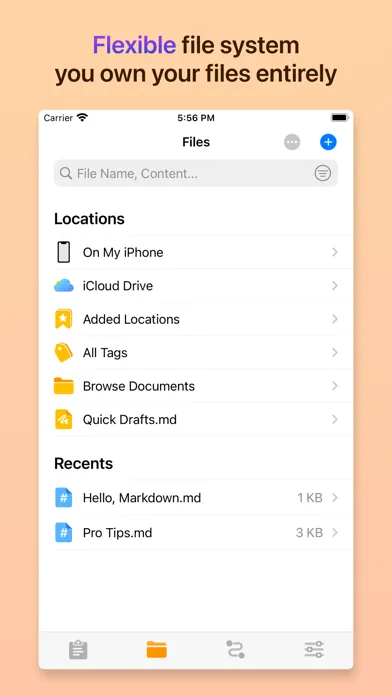 Capturas de tela do Taio - Markdown & Text Actions