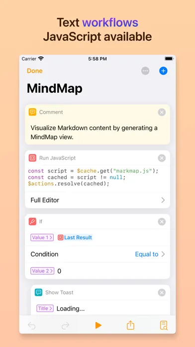 Capturas de tela do Taio - Markdown & Text Actions