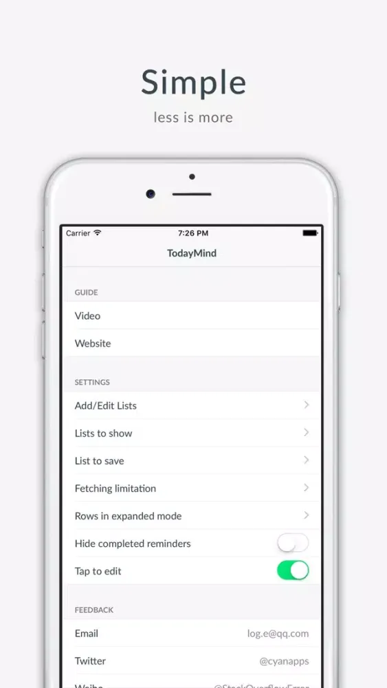 TodayMind - Reminders Widget スクリーンショット