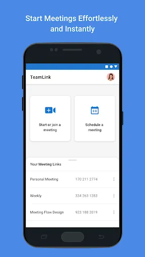 Video Conference - TeamLink 스크린샷