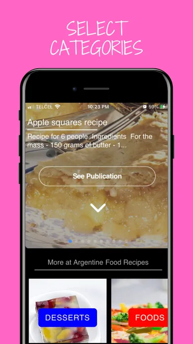 Argentine Food Recipes Ekran Görüntüleri