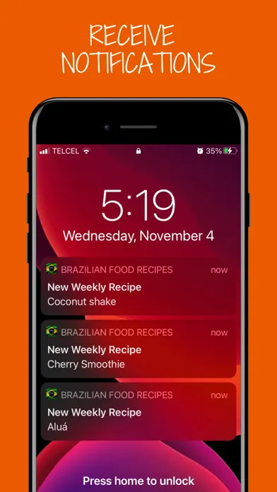 Capturas de pantalla de Brazilian Food Recipes