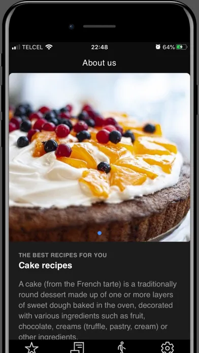 Скриншоты Cake Recipes Book