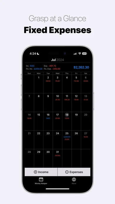 Zrzuty ekranu Money Keeper: Expenses Tracker