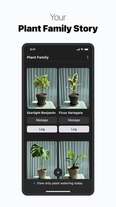 Plant Family - Water Reminder Screenshots