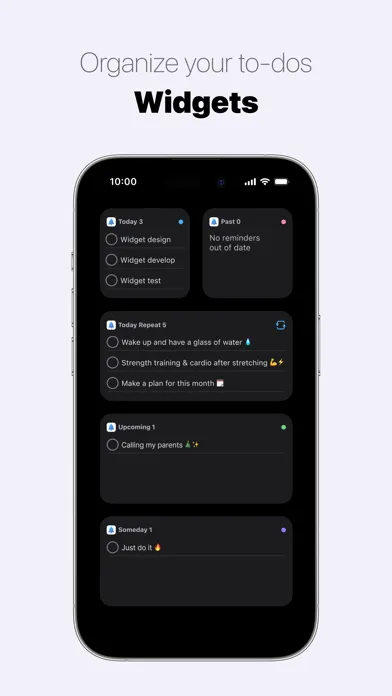 Ảnh chụp màn hình của Reminder - Widget & Routine