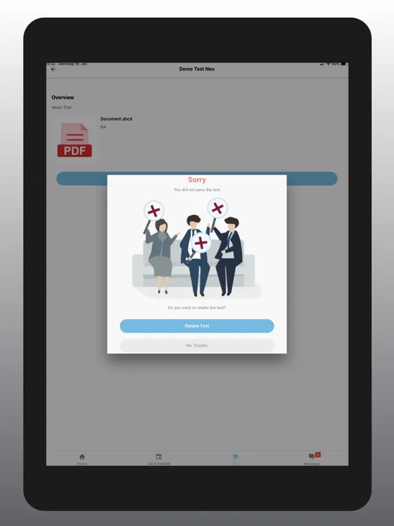Ảnh chụp màn hình của team.jobs safety iPad 