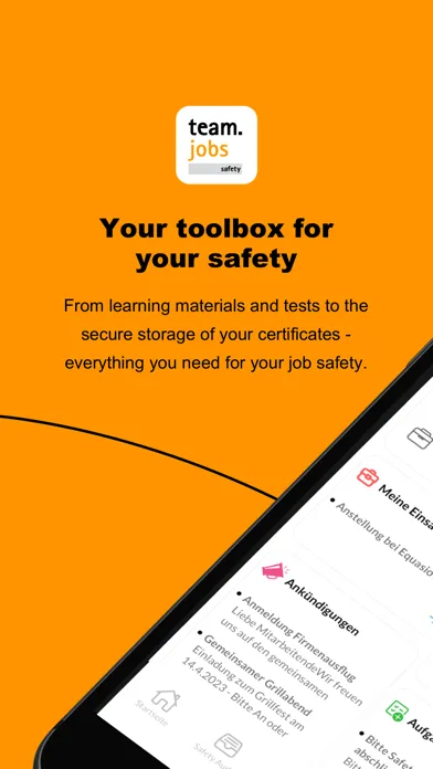 Ảnh chụp màn hình của team.jobs safety