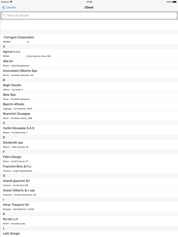 Tangkapan skrin ClickOrder Catalog Order Agent iPad 