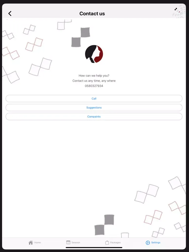 Ảnh chụp màn hình của Dayram iPad 