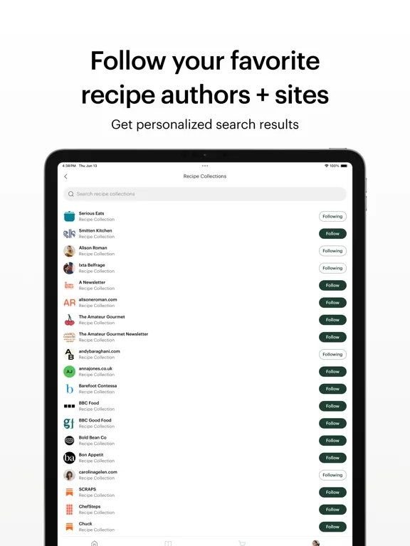 Ảnh chụp màn hình của Deglaze: Cooking, Simplified iPad 