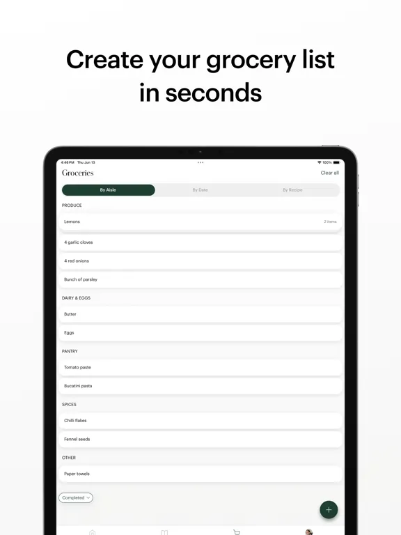 Ảnh chụp màn hình của Deglaze: Cooking, Simplified iPad 