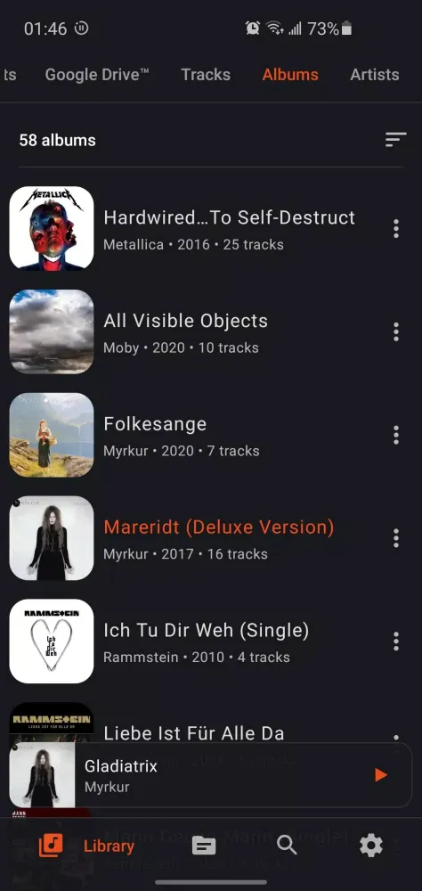 DK Music Player Screenshots