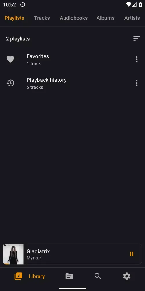 DK Music Player Screenshots