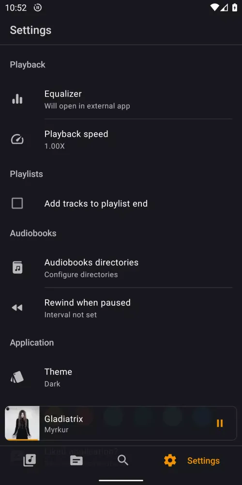 DK Music Player Screenshots