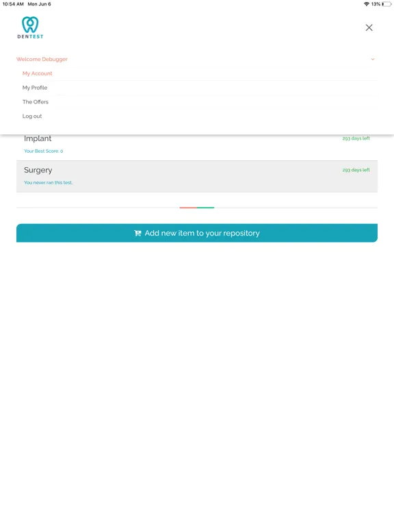 DenTest Dentistry Exam iPad 應用截圖
