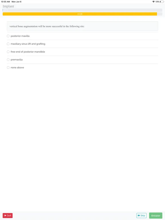 DenTest Dentistry Exam iPad 應用截圖