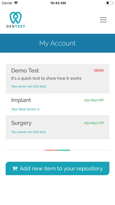 DenTest Dentistry Exam應用截圖