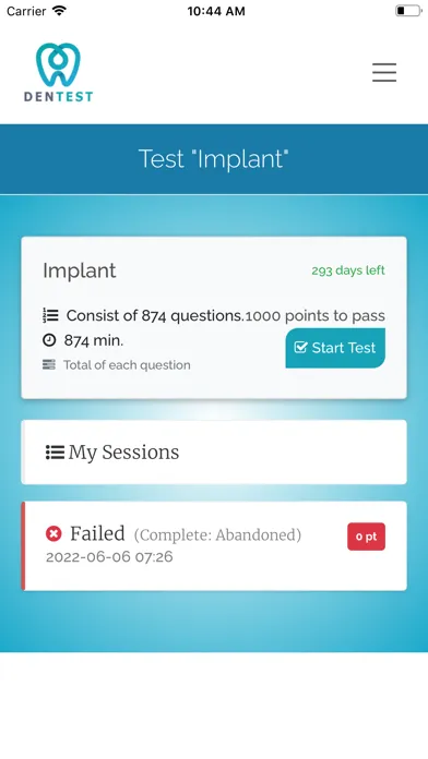 DenTest Dentistry Exam應用截圖