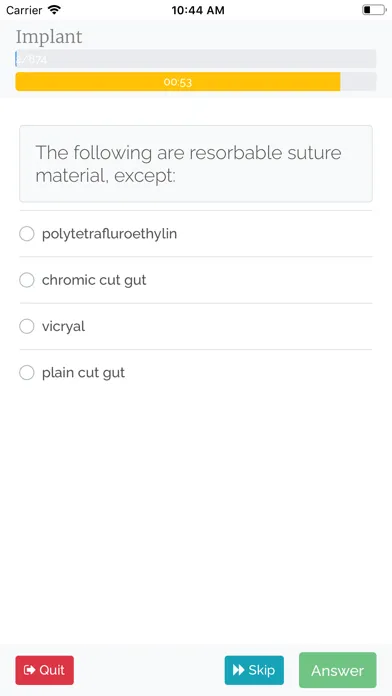 DenTest Dentistry Exam應用截圖