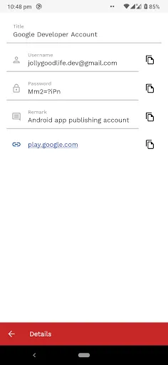 Password Manager+ Cloud Backup スクリーンショット