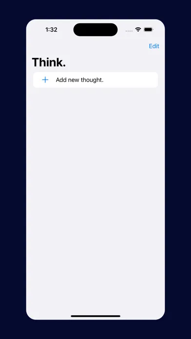 Think. Easy markdown thoughts. Ekran Görüntüleri