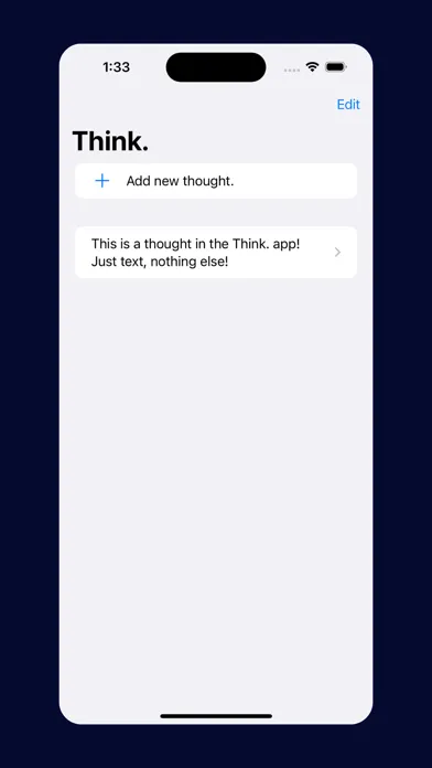 Think. Easy markdown thoughts. Ekran Görüntüleri